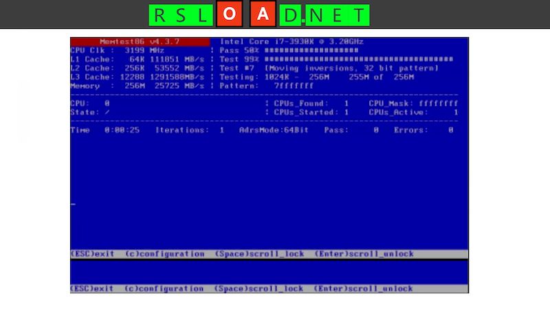 Memtest86+ 8.00