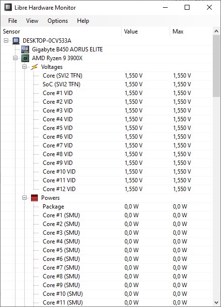 Monitor de hardware libre 0.9.5