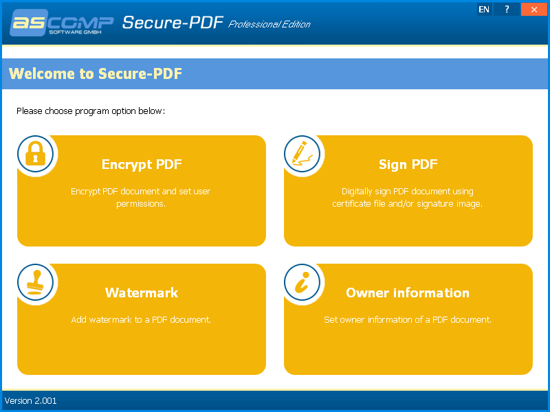 Secure-PDF Professional 2.013 Retail + Rus Repack