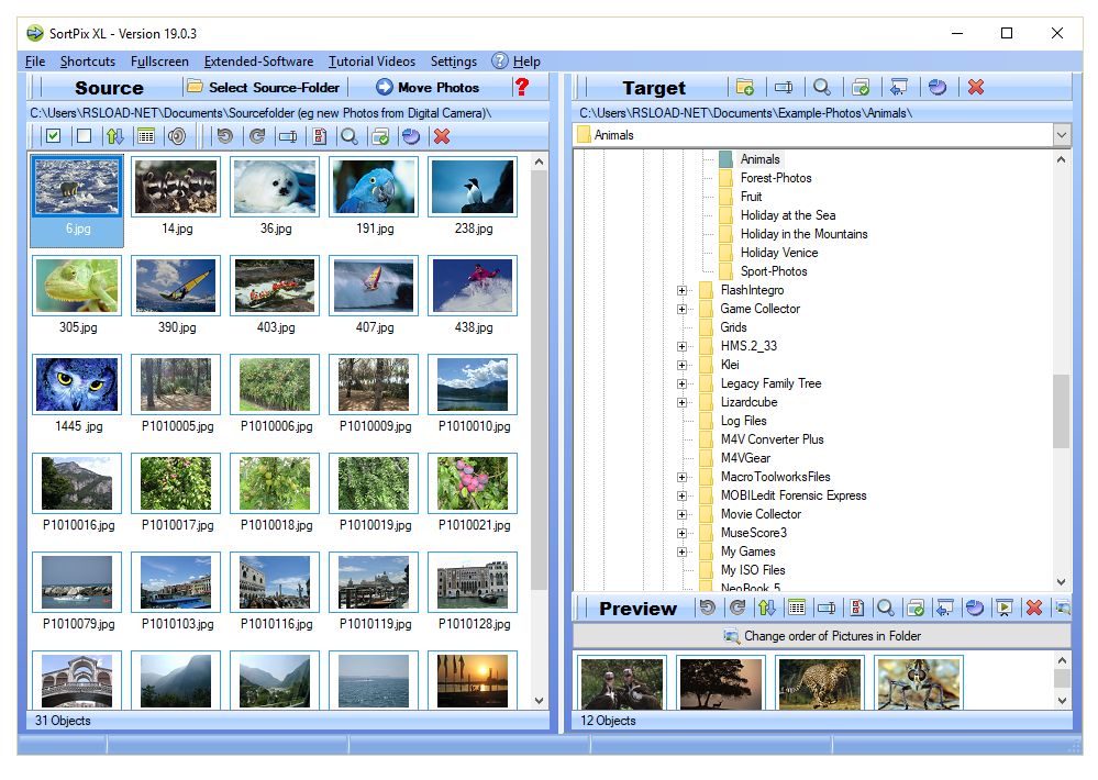 SortPix XL 26.0.0 + Rus + Portátil