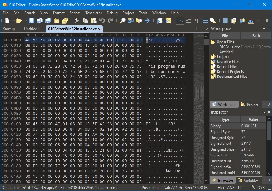 SweetScape 010 Editor 16.0.4 + x64