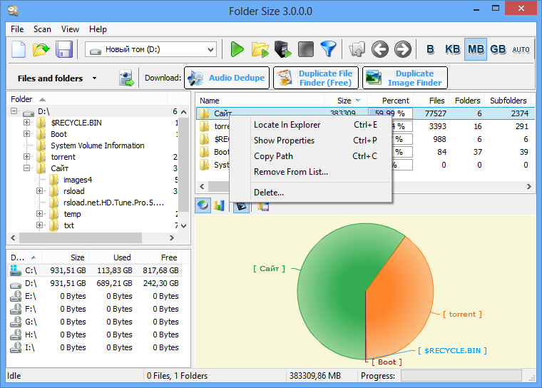 Tamaño de carpeta 5.9.0.5 + Portátil + Pro