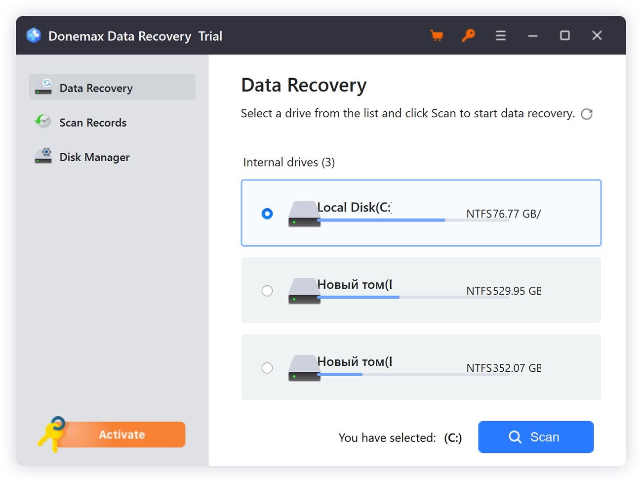Técnico de recuperación de datos de Donemax 2.2 x64