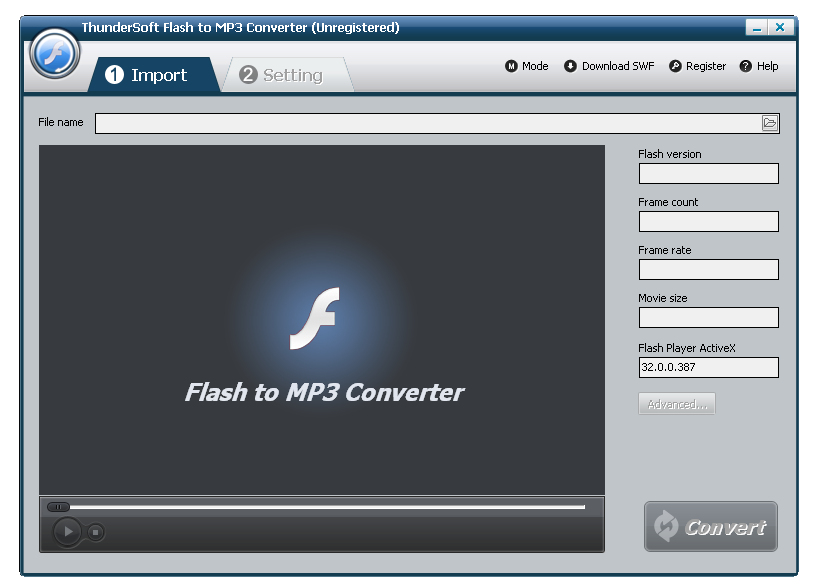 ThunderSoft Convertidor de Flash a MP3