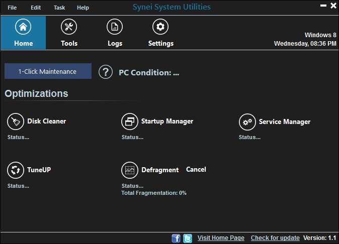 Utilidades del sistema Synei 9.3.5 + Portátil + Premiere