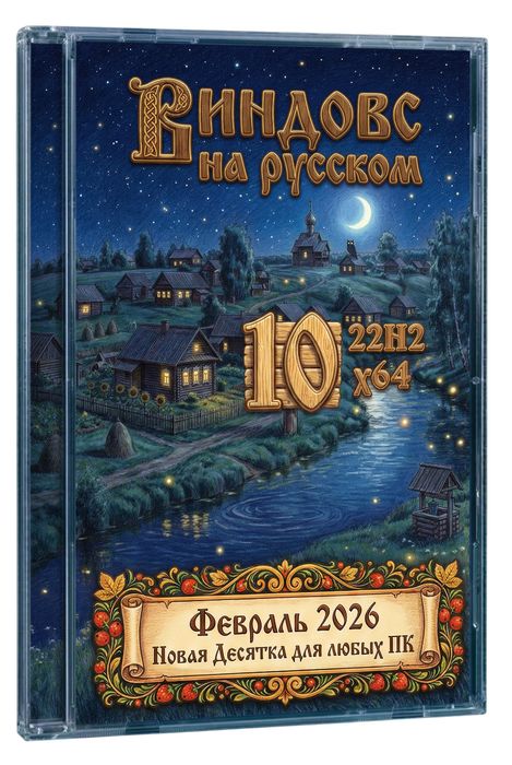 Windows 10 22H2 Pro x64 02.2026 – updated top ten in Russian