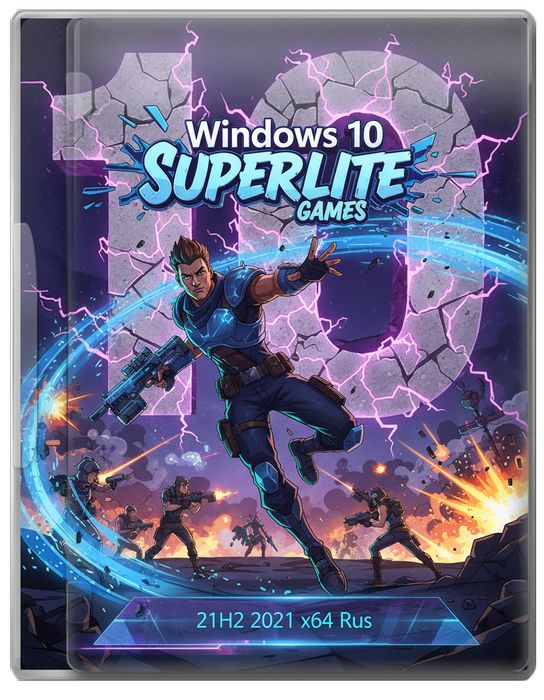 Windows 10 Enterprise LTSC SuperLite 21H2 – Juego iso 19044.6332 Rus