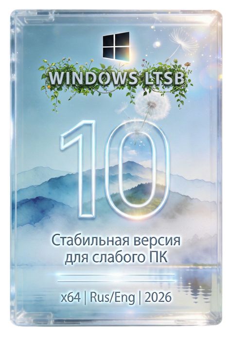 Windows 10 x64 LTSB: compilación mínima estable sin seguimiento (Ru En 2 GB)