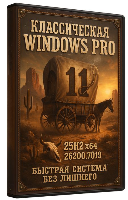 Windows 11 25H2 x64 без защитника с активацией – Pro 26200.7019 Ru En