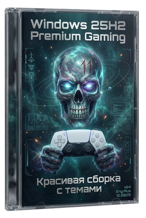 Windows 11 Pro 25H2 x64 Premium Gaming: hermosa construcción con temas, sin Defender ni telemetría