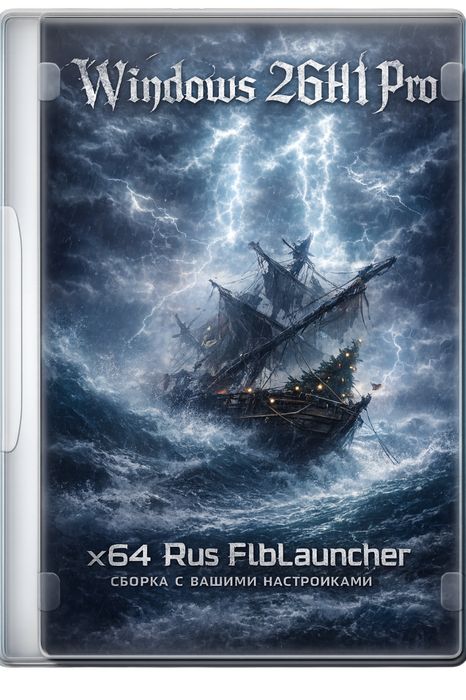 Windows 11 Pro 26H1 x64: flblauncher без хлама и TPM (Build 28000.1340)