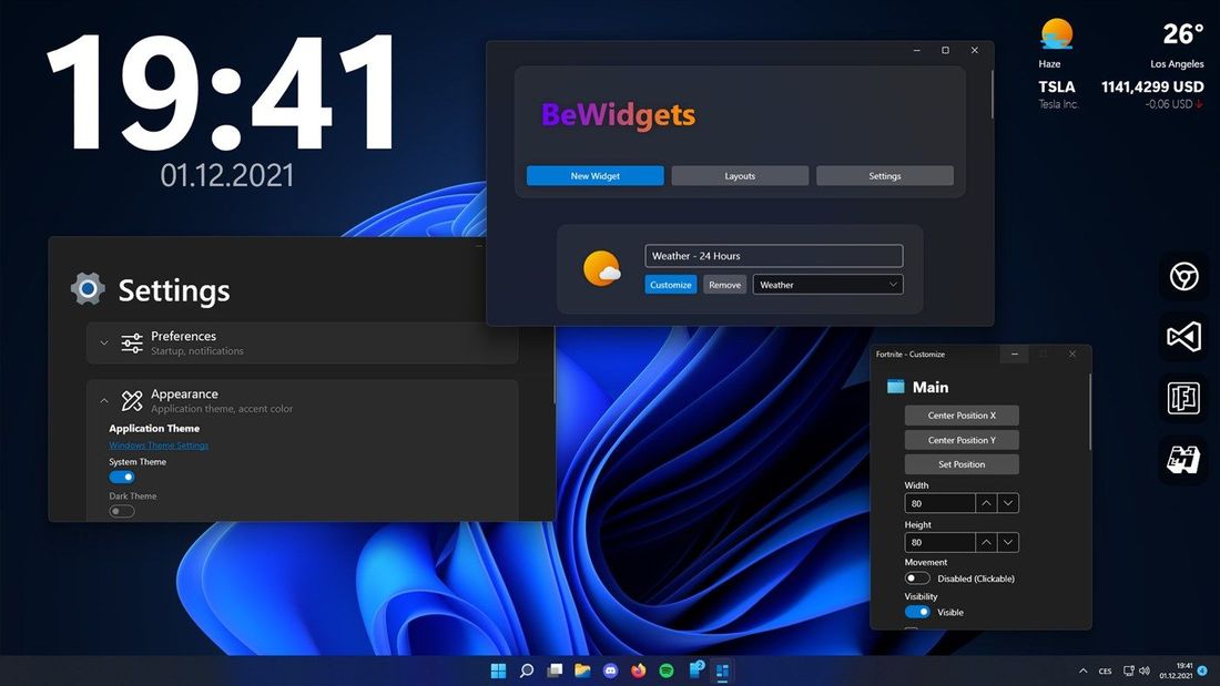     descargar BeWidgets 