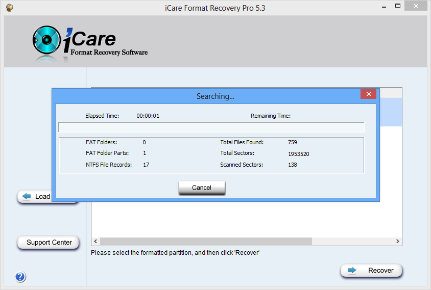 Recuperación del formato iCare