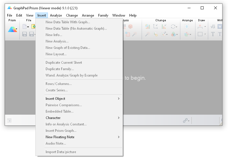     Programa GraphPad Prisma