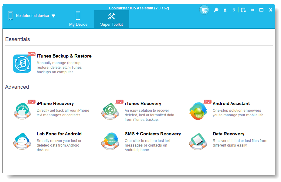 Descargar asistente Coolmuster iOS