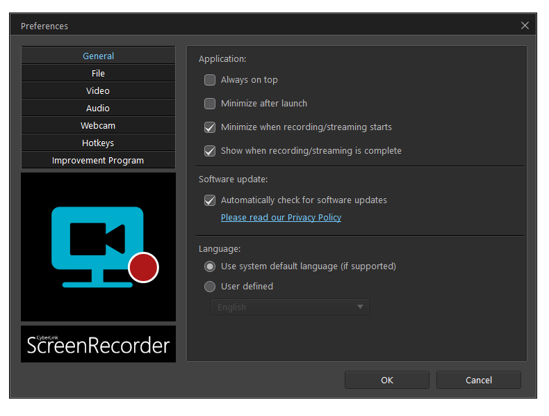     CyberLink Screen Recorder Deluxe gratis