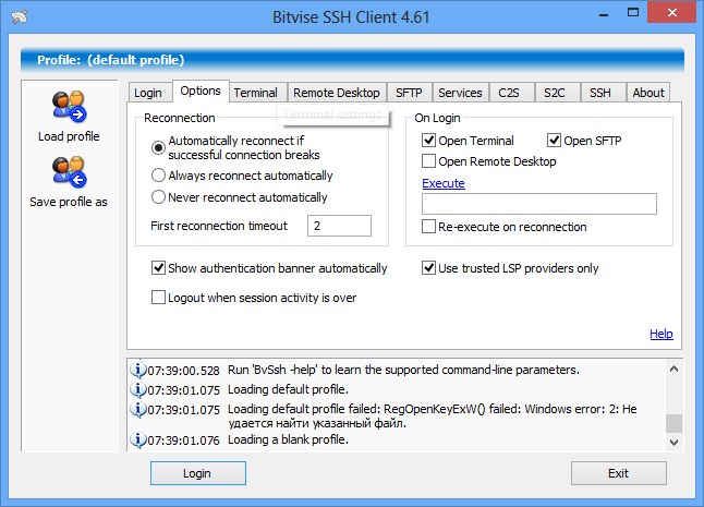 Cliente SSH Bitvise