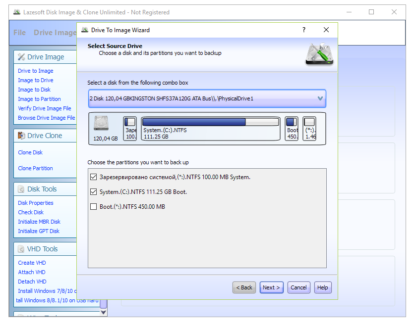     descargar imagen de disco Lazesoft y clonar