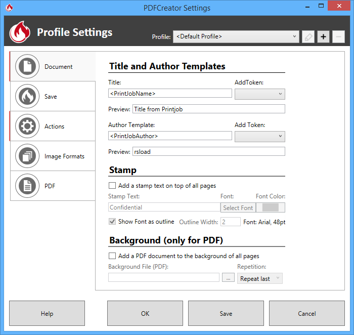 Descarga gratuita de PDFCreator