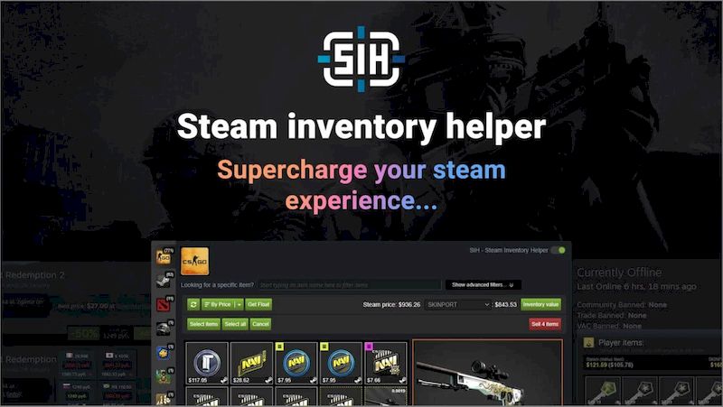 Ayudante de inventario de Steam 2.8.2