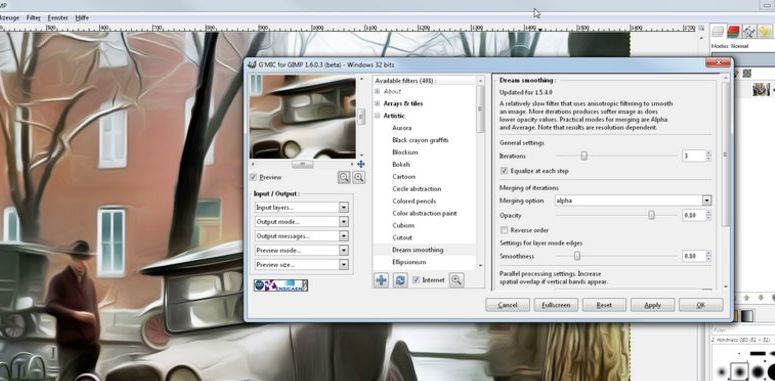 Complemento G’MIC-Qt 3.6.3 para GIMP 2.10