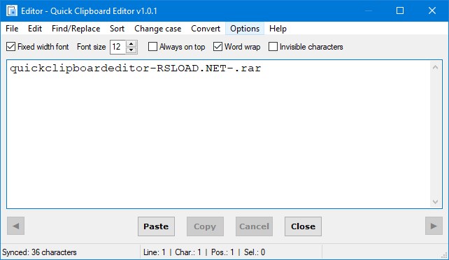 Editor rápido del portapapeles 3.1.1.2