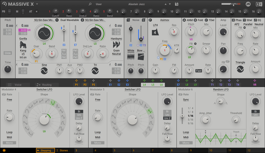 Instrumentos nativos Massive X