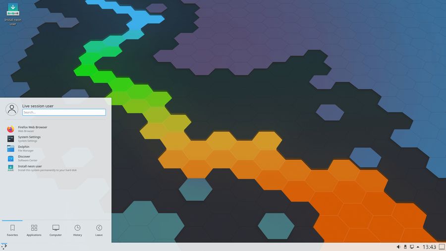 neón KDE