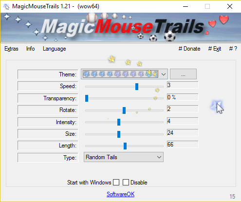 MagicMouseTrails 4.44 + x64 + Portátil