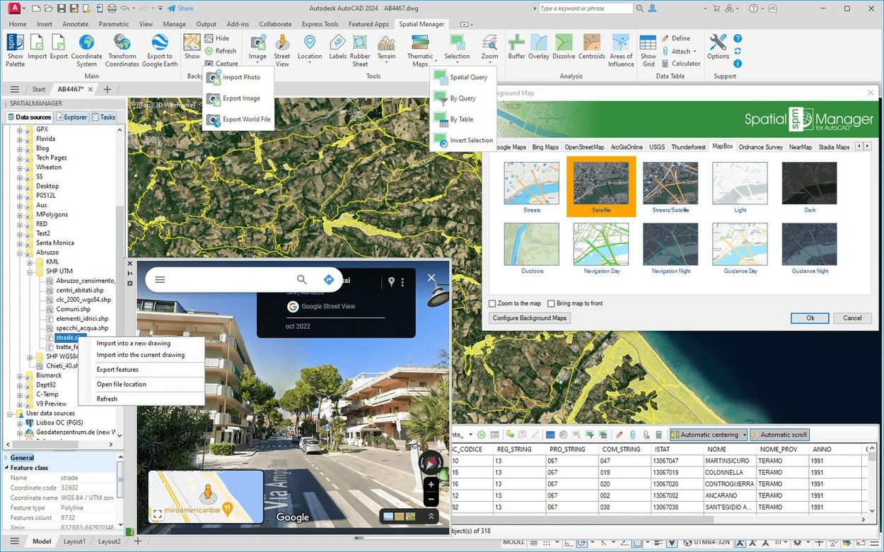 Opencartis Spatial Manager para AutoCAD Pro 9.6.1.17012 + Escritorio 10.0.1.17275