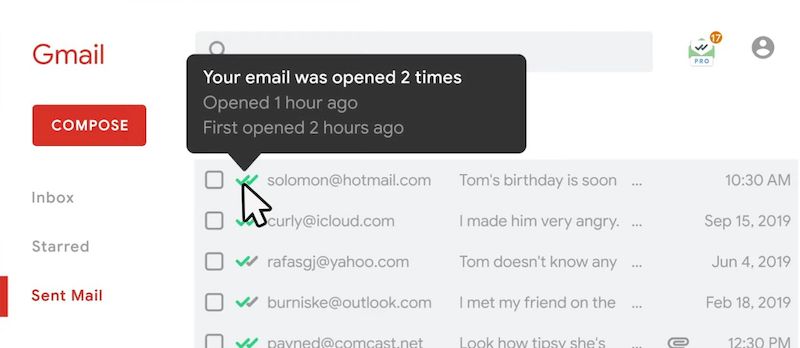 Seguimiento de correo para Gmail 12.58.6