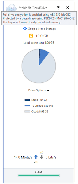 Grieta StableBit CloudDrive