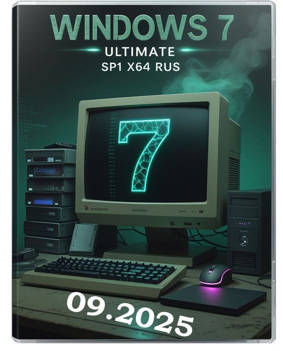 Windows 7 Ultimate SP1 x64 - iso образ для чистой установки Сентябрь 2025