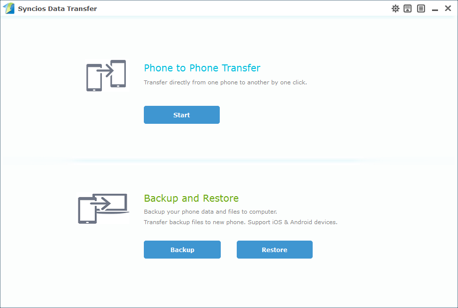 Descarga de transferencia de datos SynciOS
