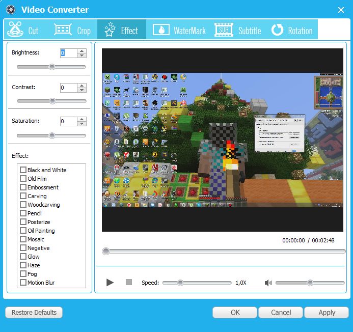 Convertidor de vídeo GiliSoft