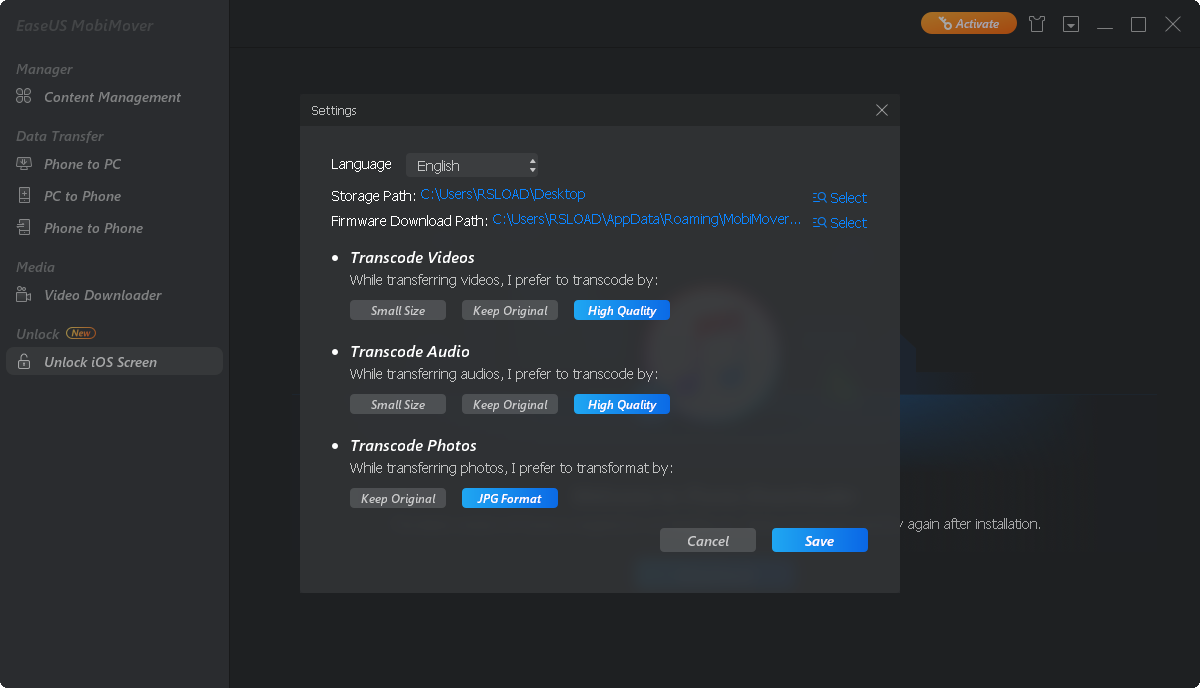     Descargar MobiMover gratis