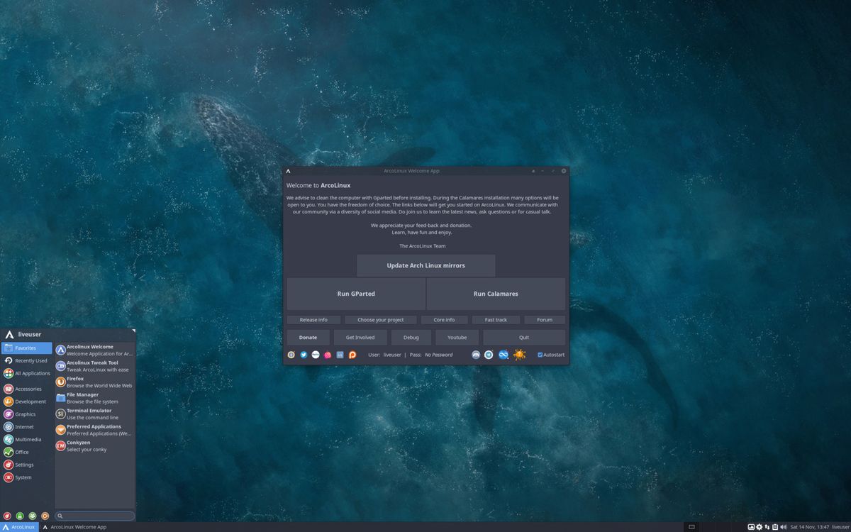 descargar ArcoLinux