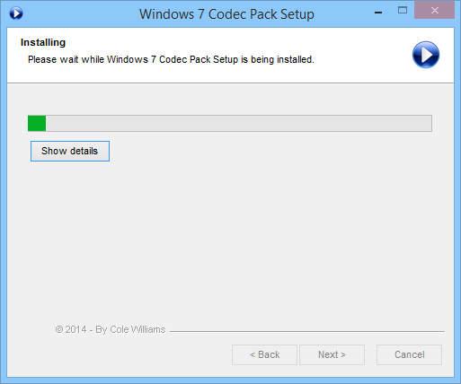 Descarga del paquete de códecs de Windows 7