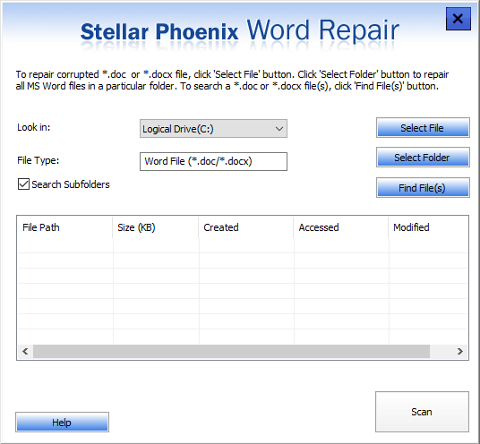 Descarga del kit de herramientas de reparación de archivos Stellar