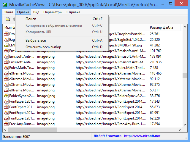 MozillaCacheVer