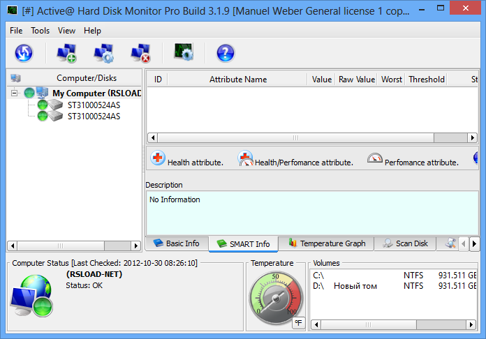 Active@ Monitor de disco duro 25.0.1 / 5.0.4 Gratis / Pro 3.1.9