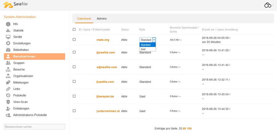 Cliente Seafile Sync 9.0.11 / Cliente Seafile Drive 3.0.10 / Servidor Seafile 9.0.2