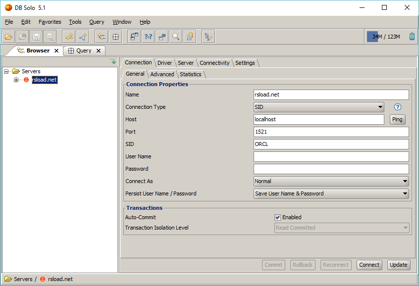 DB Solo gratis