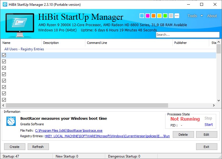 HiBit Startup Manager 2.6.60 + Portátil