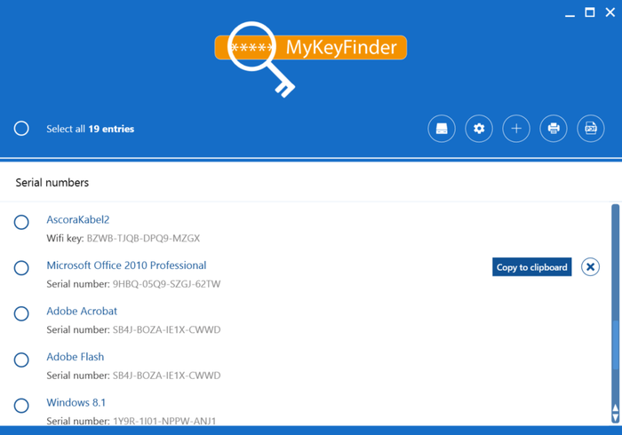 Mi buscador de llaves