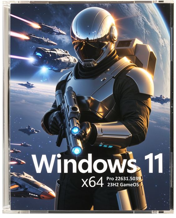 Windows 11 Pro 23H2 GameOS compilado de 64 bits en ruso con configuración