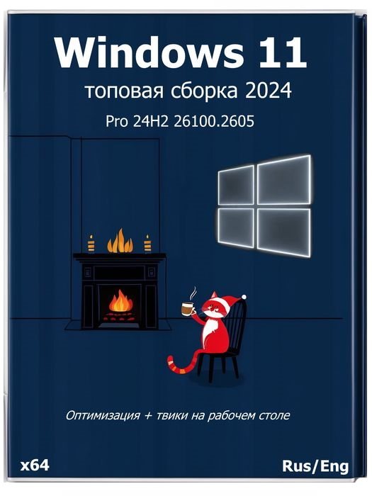 Windows 11 Pro 24H2 x64 топовая сборка 2024 iso Rus