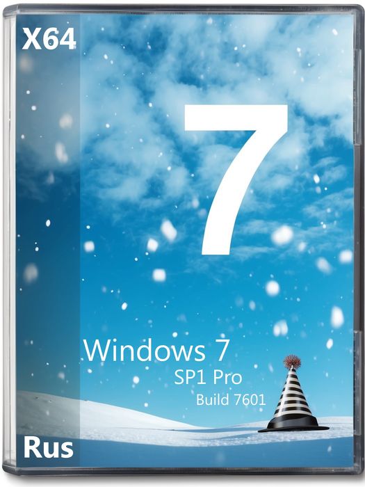Windows 7 Pro 64 bits + Office 2016 + controladores USB 3.0 - en ruso 3 GB