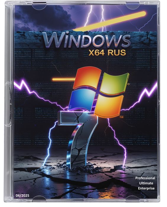 Windows 7 Pro iso: Activación integrada, optimización de SSD, parches hasta 04/2025