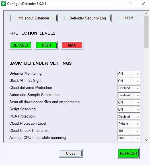 Configurar Defender